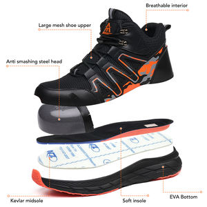 2025 OEM leggero traspirante suola di sicurezza Sneakers Winter Jogger Sport da lavoro stivali scamosciati tela pelliccia Anti-fabbrica - Product Image 2