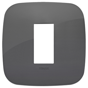 Placca a Muro Rotonda Vimar 1M Grigia, Lunghezza 9,5cm, Altezza 0,9cm - Product Image 1