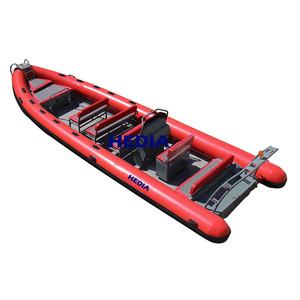 27 ft Hedia Aluminium Double Floor <span class=keywords><strong>Semi</strong></span>-<span class=keywords><strong>Rigide</strong></span> Gonflable Boat RIB800 Patrol Ship Fishing Rowing Outboard Engine Included Combo - Product Image 1