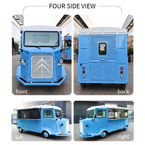 Camions de restauration commerciaux, camions de restauration rapide mobiles, chariots de snacks électriques d'extérieur avec congélateur - Product Image 5