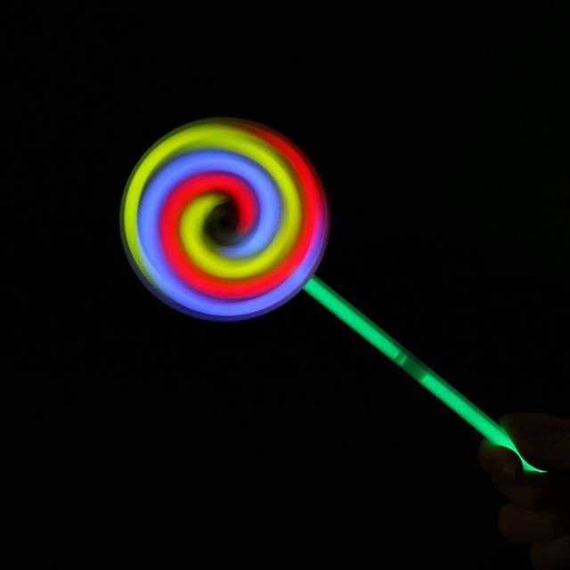 Party Glow in Dark Light up Lollipop Glowing Stick Candy Glow Lollipop for Toys and Gifts