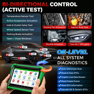 Outil de diagnostic EV X431 PRO3S+ EV de niveau OE, système complet bidirectionnel avec codage - Product Image 4