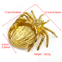 Support de boules de cristal araignée personnalisé cadre de support en alliage de petites pierres décoration d'ornement de bureau artisanat et cadeaux en métal