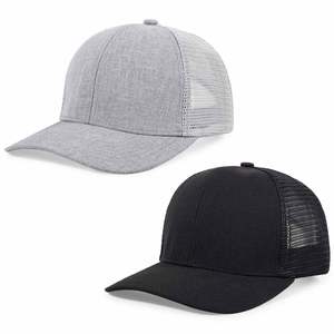 Casquettes Trucker Snapback à 6 Panneaux à Visière Courbe en Gros, Personnalisables, en Maille, Vierge, Tendance, pour l'Extérieur, Modèle Standard - Product Image 2