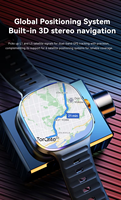 Montre connectée 4G M99 2026 à succès avec carte SIM, NFC, GPS pour appels, appels vidéo, paiement, positionnement, écran AMOLED, étanche IP67