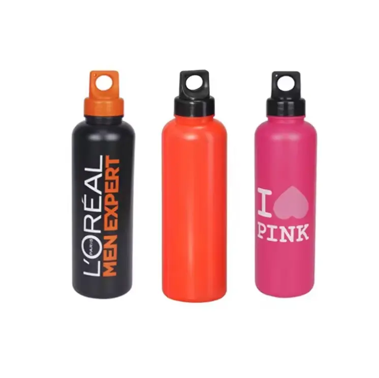 750ML BPA GRATIS al aire libre respetuoso con el medio ambiente de plástico de calidad alimentaria ciclismo deportes botella de agua exprimible botella de bicicleta ecológica