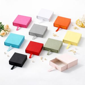 Fashion Jewelry Set Box Custom Rigid Drawer Jewelry Packaging Box Sponge Insert Printing Custom Logo Factory Wholesale Price - Product Image 3