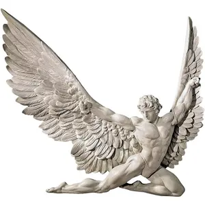 Outdoor Garden Hotel Stone Ornaments European Style Western Figure Angel Sculpture Statue