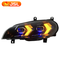 Pour BMW X5 E70, lentille de projecteur de phare LED, 2007-2013, X5M, DRL, animation des clignotants, pièces de voiture, phares de voiture