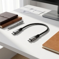 Câble USB Type-C vers Type-C, charge rapide 240W 5A, tressé, PD 3.1, gaine en nylon, pour ordinateur et imprimante, personnalisé 1m