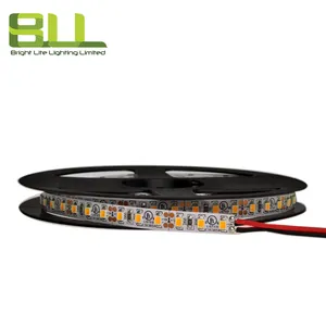 Yüksek kaliteli SMD2835 3000K sıcak beyaz tek renk 24V 120LEDs/m 2835 LED şerit işık dekoratif aydınlatma için