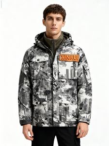 Chaqueta Bomber para Hombre, Invierno, Exterior, Sólida, Servicio ODM OEM 2026, Personalizable, Multibolsillos, Impermeable, Exterior de Poliéster, Interior Extraíble - Product Image 4