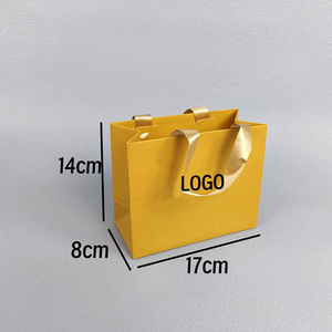 Sac en papier kraft brun avec poignée en corde de coton, impression numérique, logo personnalisé, estampage à chaud doré, sac de shopping de luxe pour entreprise - Product Image 6