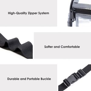 Wholesale PVC Waist Bag With Adjustable Strap Custom Clear Fanny Pack Women/Men's Crossbody Bag - Product Image 6