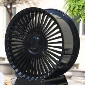 KBKB 40 스포크 블랙 림 18인치 단조 휠 메르세데스-벤츠 W221 W222 W223 W212 W213 포르쉐 911 918 998용 - Product Image 1