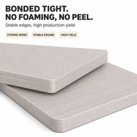 Panneau de fibres à densité moyenne (MDF) en mélamine résistant à l'humidité, panneau de fibres écologique pour armoires et meubles