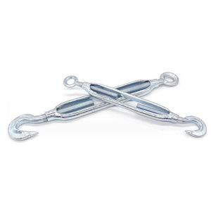 Guwende – Tendeur de câble à corps ouvert avec crochet et œillet, 1000 lb, en acier au carbone, pour la métallurgie, l'exploitation minière et la construction - Product Image 3