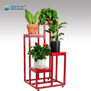 Structure métallique robuste qui reste stable pour toutes vos plantes, étagère florale pour jardin en métal - Product Image 1