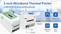 Impresora de Etiquetas de Código de Barras Térmica de Escritorio Cashino CSN-L60C / Impresora de Pulseras con Cortador Automático