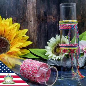 Scrunchie hiển thị đứng chủ cho cô gái tuổi teen cô gái Quà Tặng <span class=keywords><strong>Acrylic</strong></span> đồ trang sức đứng Vòng đeo tay chủ rõ ràng <span class=keywords><strong>Acrylic</strong></span> scrunchie hiển thị - Product Image 5