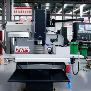 Cambiador de herramientas de maquinaria de fresado de centro de mecanizado CNC Xk7136 de alta precisión