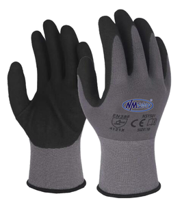 Guantes de Seguridad SNELL de Calibre 15, Tejido Sin Costuras, Nitrilo Arenoso, Uso General, Antideslizantes, Dedos con Puntos Adhesivos, Compatibles con Pantallas Táctiles - Product Image 1