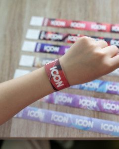 Pulsera desechable de papel Dupont para identificación médica en grupos, lotería de reuniones anuales, pulsera de admisión con codificación de lugar - Product Image 3