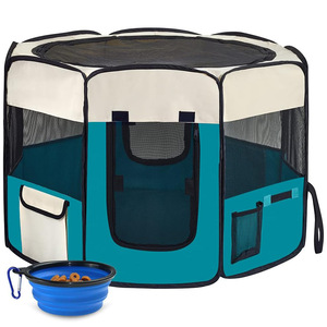 Parc portable pour animaux de compagnie, tente pliable, grande capacité, pour intérieur/extérieur, voyage, camping - Product Image 4