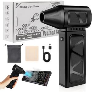 Soplador de Aire Inalámbrico Recargable, Ventilador Turbo de 5 Velocidades, Reemplaza la Lata de Aire Comprimido para PC, Teclado, Auto, Exteriores y Uso Doméstico - Product Image 1