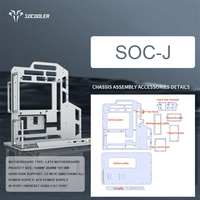 Boîtier PC Socooler SOC-J 2025 Mid Tower, achat de panique, compatible avec le GPU RTX 4070 Ti, état d'occasion