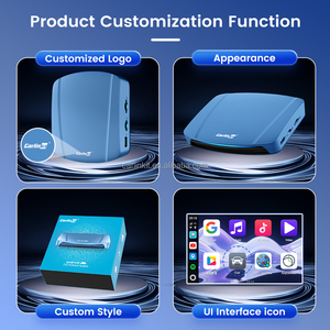 جهاز كارلينك لتشغيل الفيديو في السيارة، ذاكرة وصول عشوائي 8 جيجابايت، ذاكرة تخزين 256 جيجابايت، نظام أندرويد 15، محول 3 في 1 لتحويل كاربلاي إلى أندرويد أوتو، يدعم يوتيوب وكاربلاي لاسلكيًا - Product Image 4