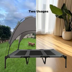 Cama Elevada para Perros Pequeños, Moderna, Transpirable, de Malla, Antideslizante, de Gamuza, Desmontable, Nutritiva, para Interiores y Exteriores - Product Image 2