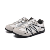 Chaussures de course légères et respirantes personnalisées en gros pour hommes et femmes, baskets tendance gris fumé, chaussures de marche décontractées, chaussures de sport