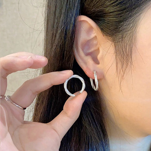 Pendientes de Aro en Forma de C para Mujer, Diseño en Espiral, Accesorios para la Oreja de Uso Diario - Product Image 2
