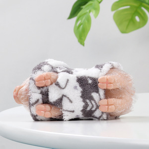 Ensemble de modèles d'animaux de ferme en silicone, jouets pour enfants en PVC plantés à la main avec un <span class=keywords><strong>cochon</strong></span> dinosaure pour la récréation, nouvelle exportation transfrontalière pour - Product Image 4