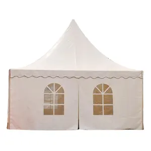 6X6 m الألومنيوم PVC مستدقة خيمة في الهواء الطلق حزب الشتاء خيمة مستدقة