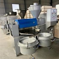 Presse à huile tout-en-un 6YL-130 avec filtration sous vide automatique pour la production continue d'huile