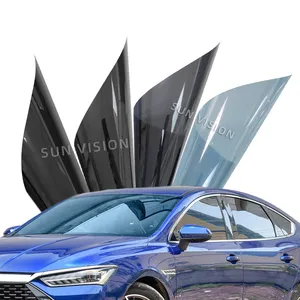 car window tint 5% 15% 35% 50% 70%vlt Automotive nano ceramic high thermal insulation and high privacy film car glass film