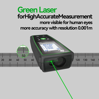 Distancemètre et télémètre laser professionnel de règle électronique de haute précision de 60m avec instrument de mesure d'affichage LCD