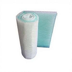 Tipo de cabina de pintura en aerosol Filtro de aire Rollo Filtro de suelo Filtro de parada de pintura media - Product Image 4