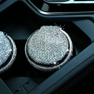 Cendrier de <span class=keywords><strong>voiture</strong></span> moderne en plastique pour femmes et hommes, portable, avec lumière LED bleue, sans fumée, en forme de cylindre, accessoires - Product Image 3