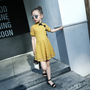 Nouveaux produits 2017, robes traditionnelles chinoises pour filles, créateur de mode pour enfants - Product Image 5