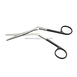 กรรไกรตัดจมูก Knight Supercut คุณภาพสูง ผลิตจากเหล็กกล้าไร้สนิม สำหรับศัลยกรรมตกแต่งจมูก อุปกรณ์ผ่าตัดหู คอ จมูก ขายส่ง - Product Image 4