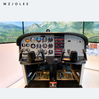 Simulateur de vol à six degrés de liberté pour l'entraînement et l'éducation au vol