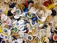Offre Spéciale – Marqueur de Position de Balle de Golf Personnalisable avec Logo, Durable, en Plastique Plat Rond de 24 mm pour Accessoires de Golf