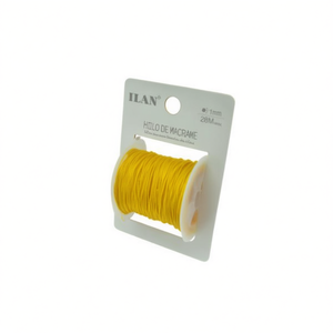 Filo per Macramè Ilan 1mm 20M Giallo per Lavori Artigianali - Product Image 2