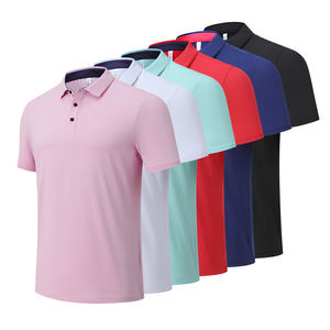 T-shirts polo confortables en coton respirant avec broderie personnalisée Chemise d'événement Vêtements de fitness - Product Image 6