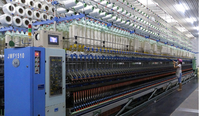 Dispositif de filature annulaire automatique ZP de haute qualité pour fil double filé, avec 1824 broches motorisées, haute capacité, OEM ODM