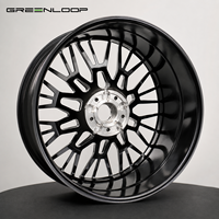 GREENLOOP 17X 10 18X 9 19X10 Jantes forgées fonctionnelles Beadlock pour BMW 540 Argent Quincaillerie ET25 PCD 5X112 CB66.6