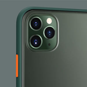 โปร่งแสงMatteกันกระแทกสําหรับ<span class=keywords><strong>Iphone</strong></span> 12 13 14 15 Pro Max 6.7 นิ้วHullen - Product Image 3